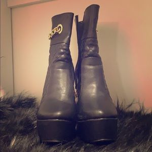 Cleopatra Faux leather Ankle Boots